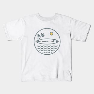 Surfing in Summer Kids T-Shirt